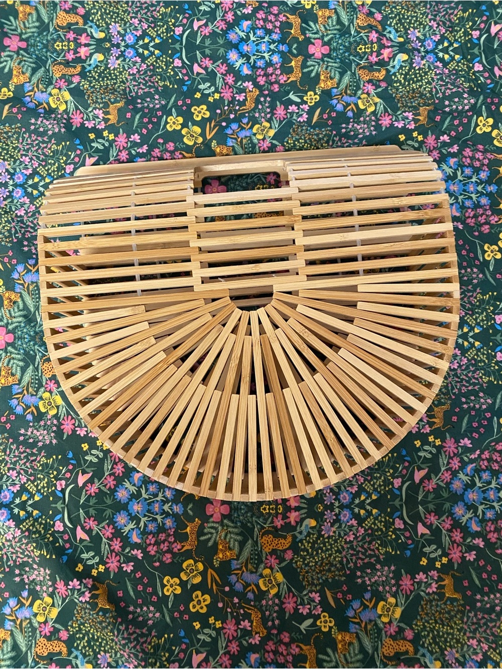 Natural Bamboo Arc Tote Bag - Women Bags